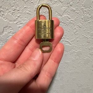 Louis Vuitton Brass Padlock with Key